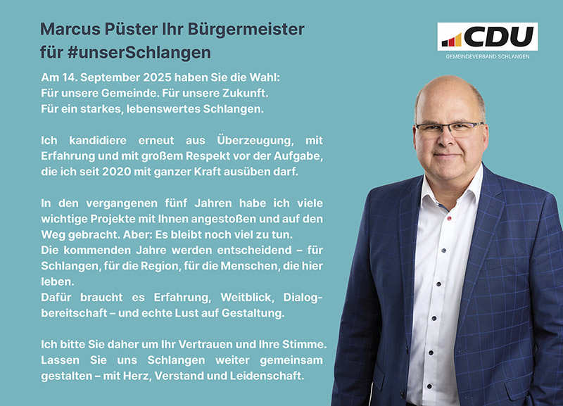Marcus Püster Ihr Bürgermeister 