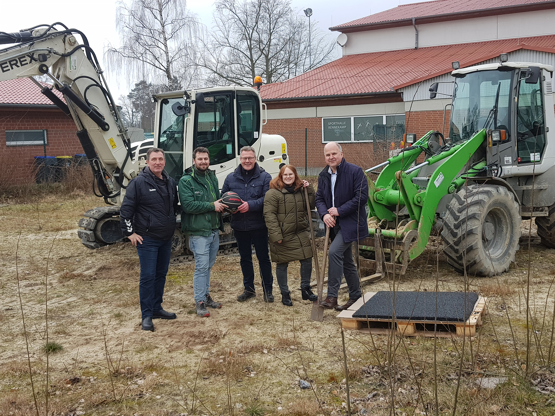 Spatenstich Sportfeld Schlangen